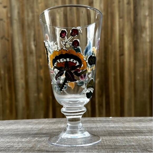 Noble Excellence Napa Valley Collection Hand Painted 22 oz Water/Ice Tea Goblet - Picture 1 of 5